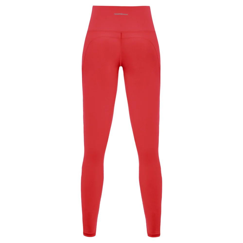 Pantalón de Licra Mujer Vibrant Sportfitness Rojo