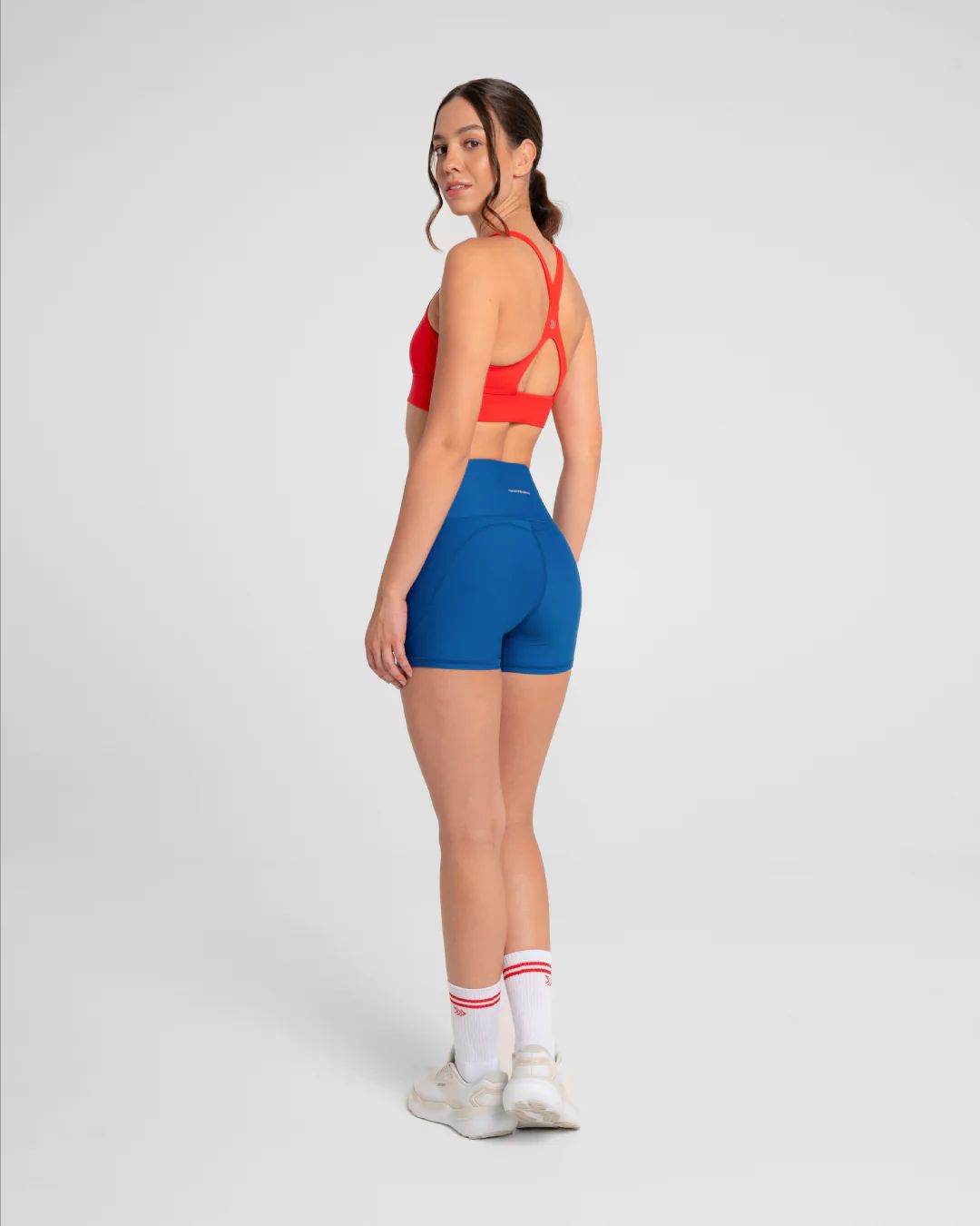 Short Corto Mujer Vibrant Sportfitness Azul Oscuro
