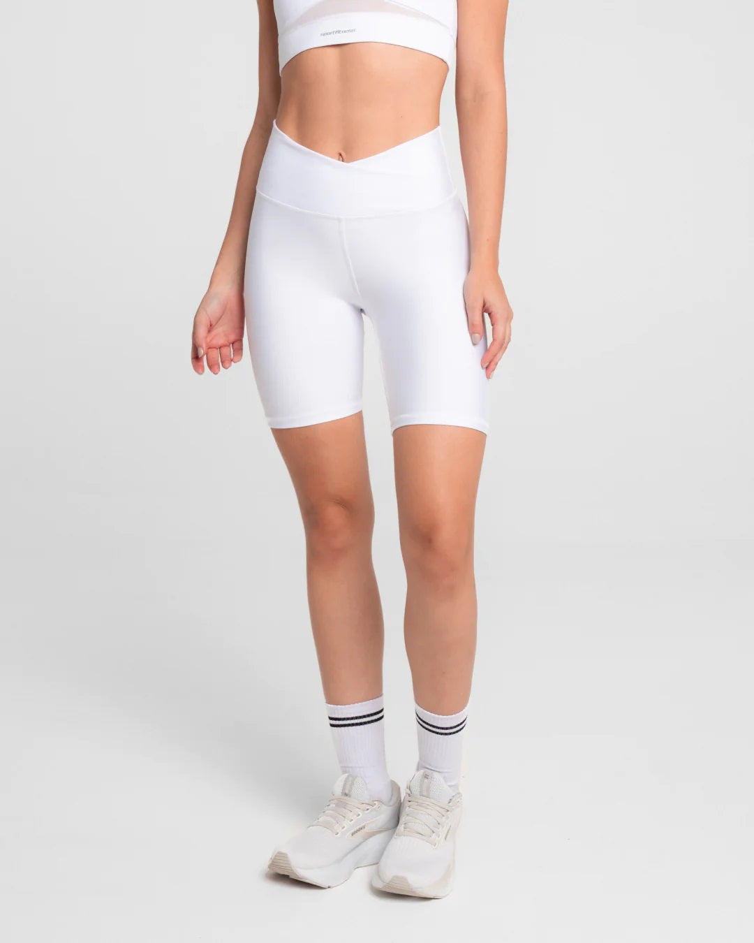Short Largo Mujer Muon Sportfitness Blanco