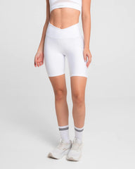 Short Largo Mujer Muon Sportfitness Blanco