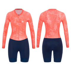 Enterizo de Ciclismo Mujer GW Fundamental Coral