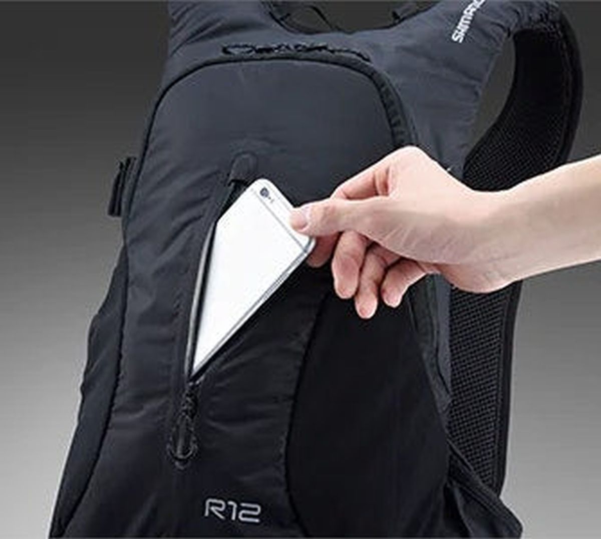 Morral de Hidratación Shimano Rokko 16 Negro/Gris