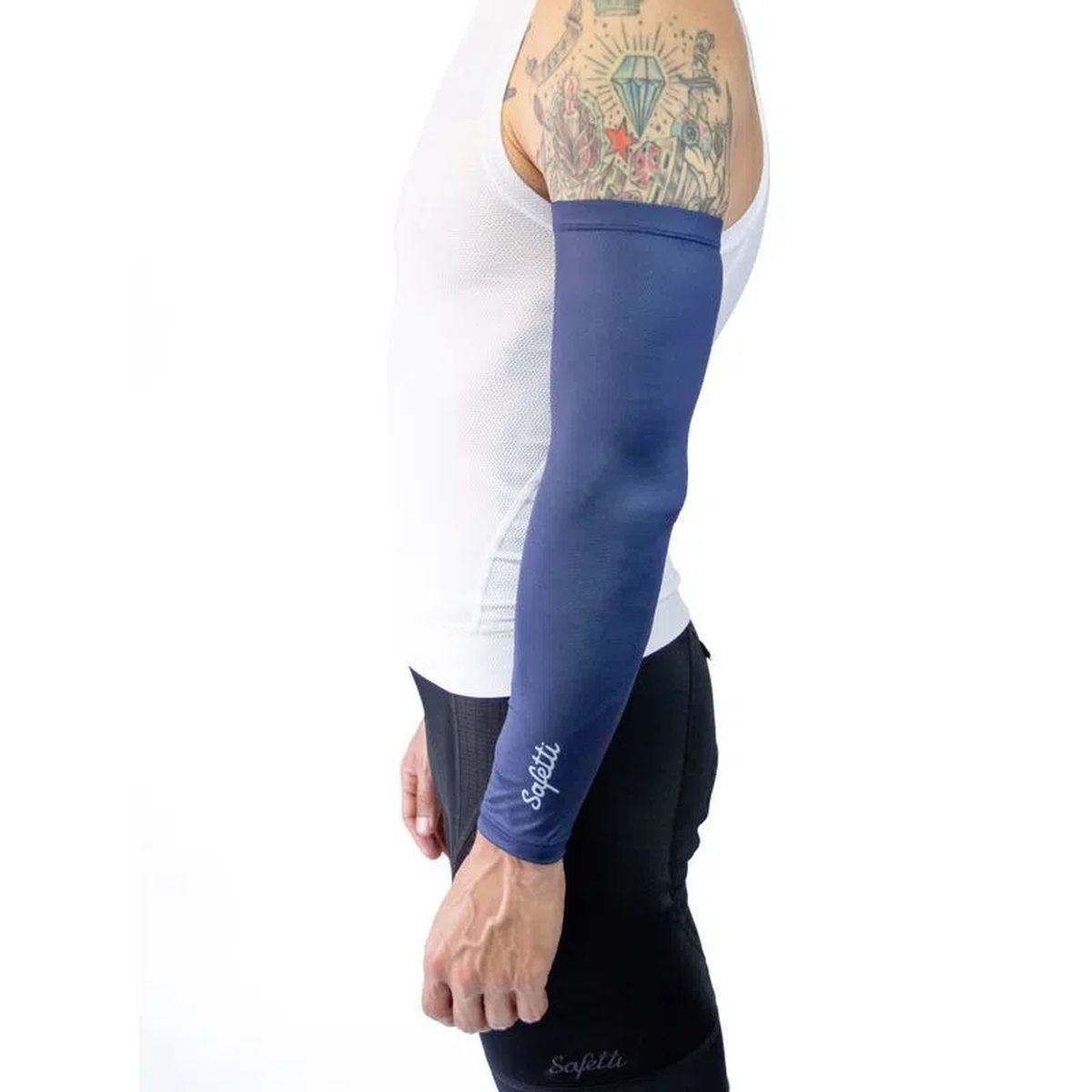 Mangas de Ciclismo Safetti Essenziales Trascendenza Azules