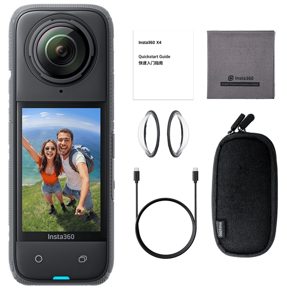 Cámara Insta360 X4 Standard Bundle Black