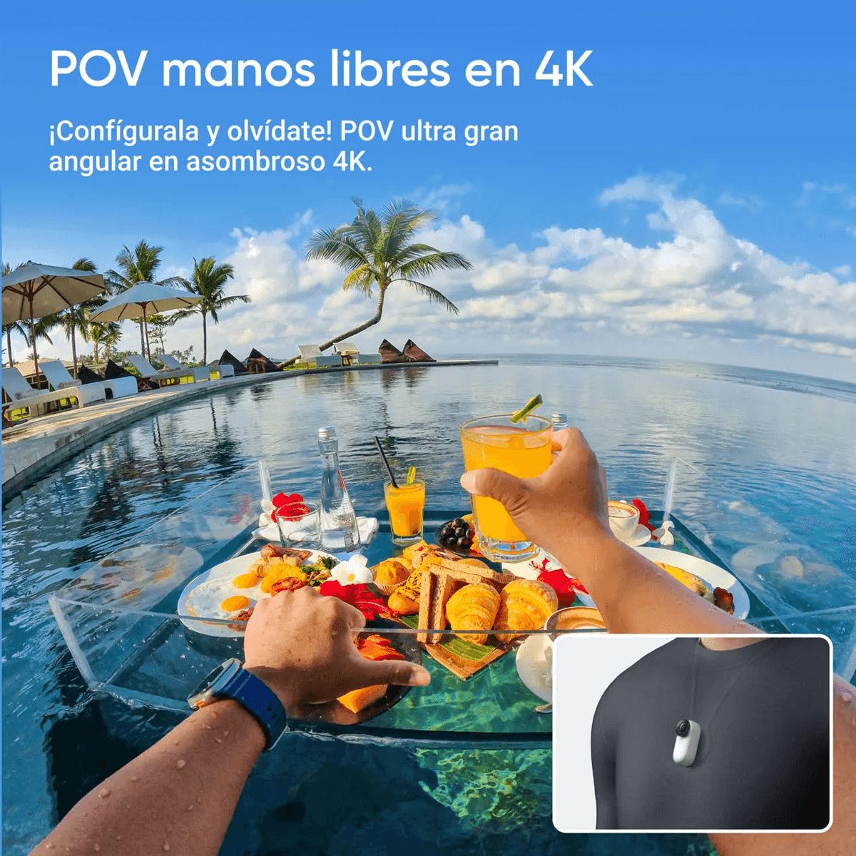 Cámara Insta360 GO 3S Midnight 128GB 4K Black