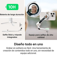 Soporte Insta360 Flow2 Pro Summit White