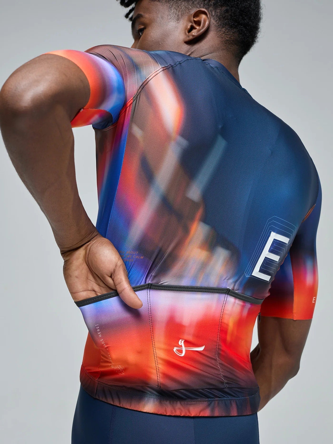 Jersey Ciclismo M/C Hombre Givelo Caos Negra