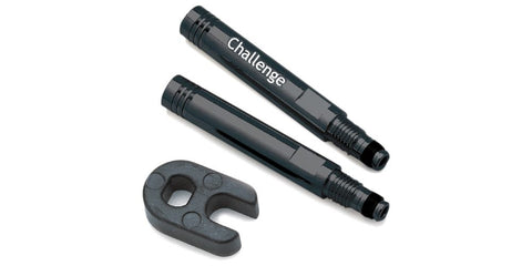 Válvulas Extensión Challenge Negra 41.5mm Core Remove + tool