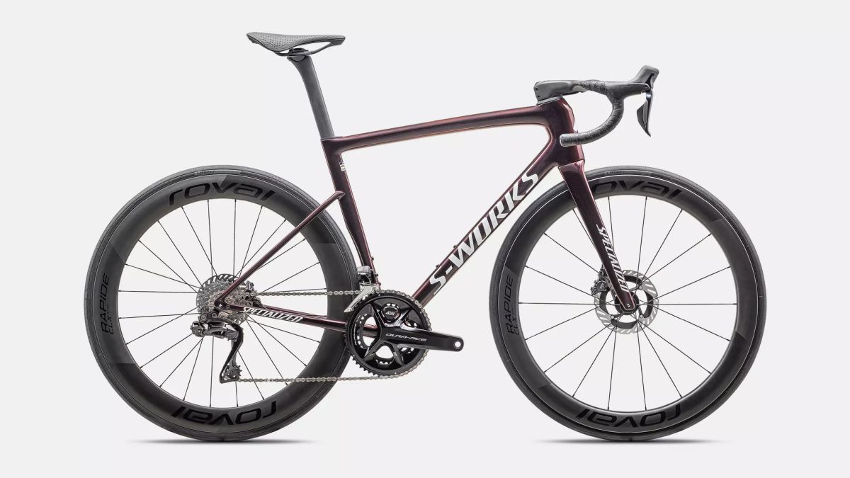 Bicicleta Ruta Specialized SW Tarmac SL8 Sldm/Redprl/MWhtsil