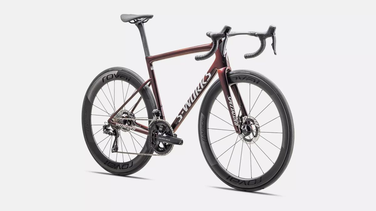Bicicleta Ruta Specialized SW Tarmac SL8 Sldm/Redprl/MWhtsil