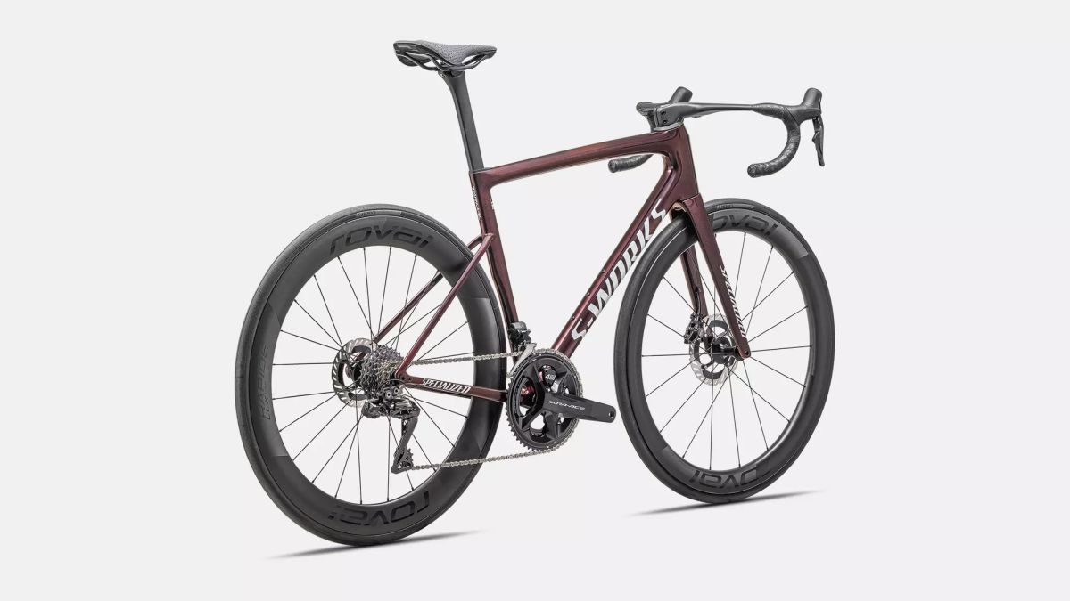 Bicicleta Ruta Specialized SW Tarmac SL8 Sldm/Redprl/MWhtsil
