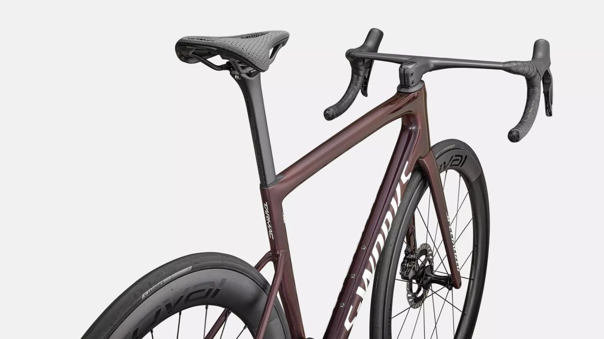 Bicicleta Ruta Specialized SW Tarmac SL8 Sldm/Redprl/MWhtsil