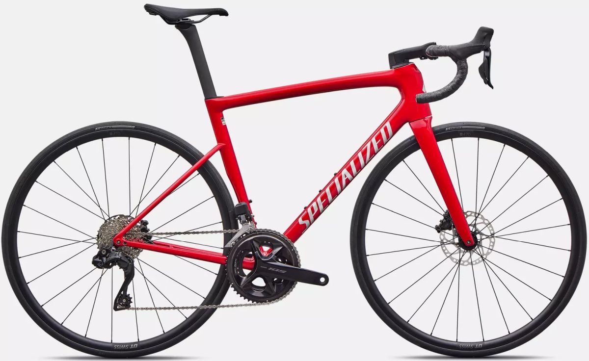 Bicicleta Ruta Specialized Tarmac SL8 Comp G Red Tint Silver