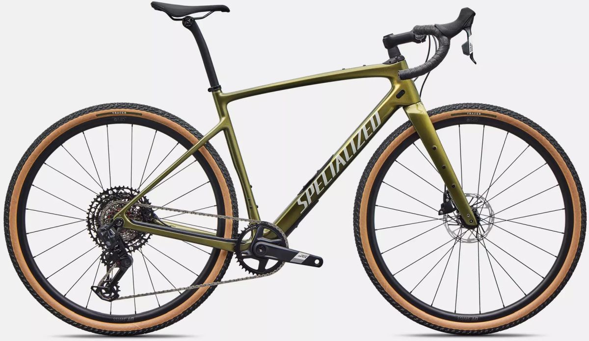 Bicicleta Ruta Specialized Diverge 4 Comp Carbon LGreen Meta