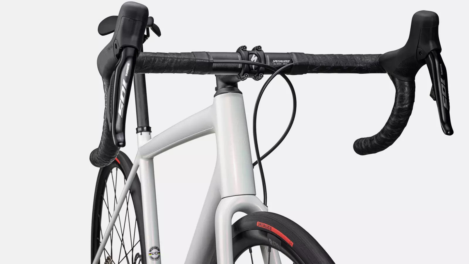 Bicicleta Ruta Specialized Aethos Comp Blanca