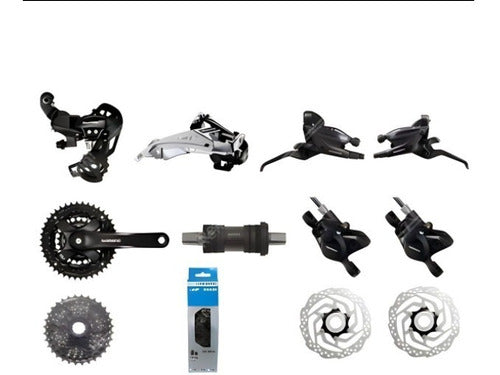 Grupo Shimano Tourney Tx 3x8 Velocidades