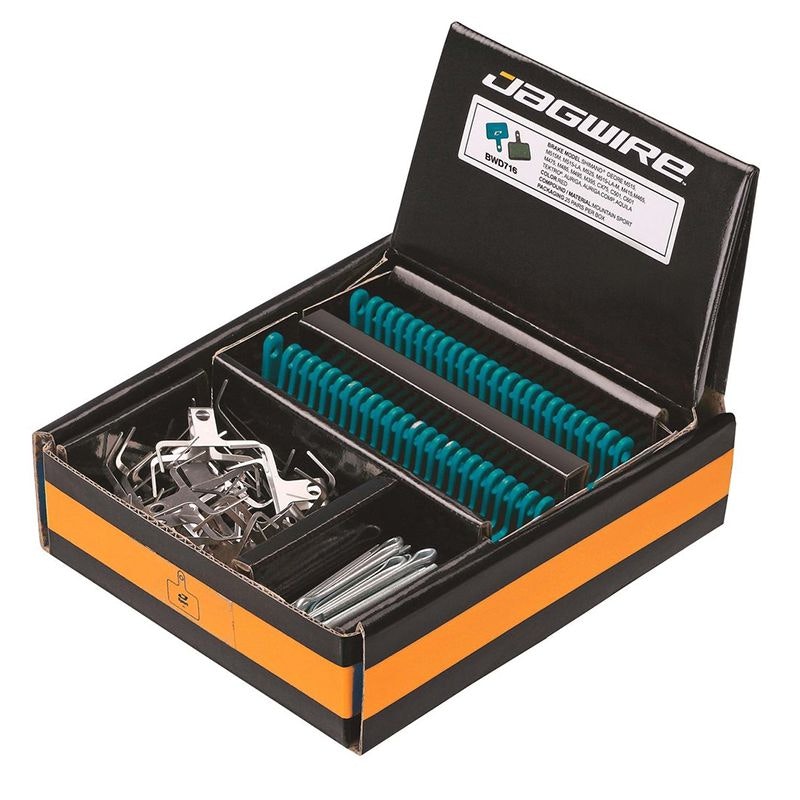 Caja Jagwire Pastillas Shimano Organicas 25 PAR