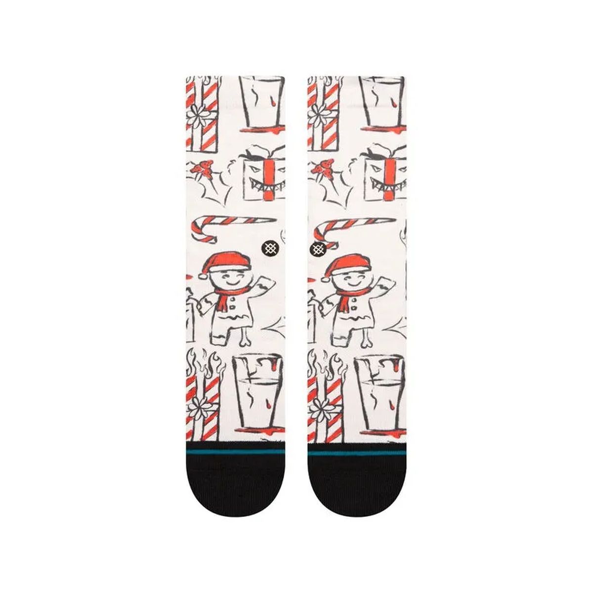 Medias Deportivas Stance Angry Holidayz Blancas