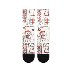 Medias Deportivas Stance Angry Holidayz Blancas