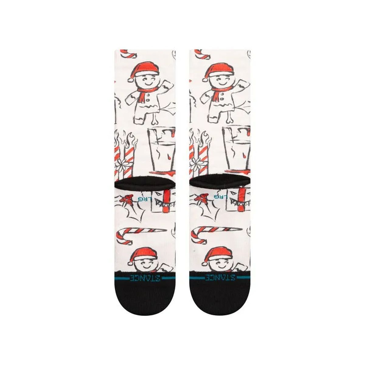 Medias Deportivas Stance Angry Holidayz Blancas