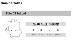 Guantes De Ciclismo Cortos Suarez Colombia 2.3 Blancos