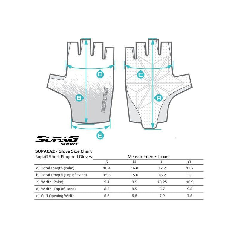 Guantes Supacaz Sf Negro/Neon Verde