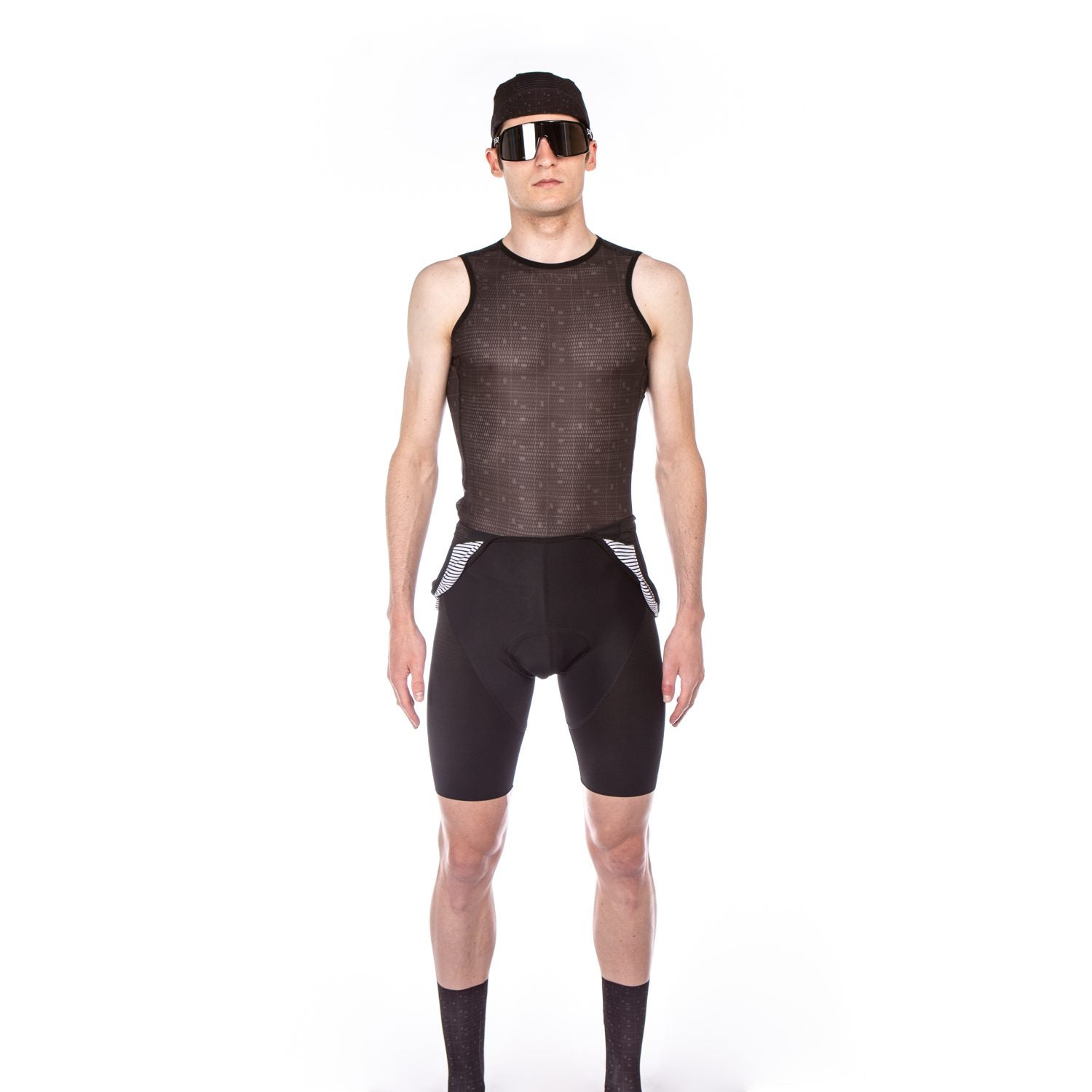 Jersey Ciclismo M/S Bioracer Interior Bit Map Hombre Black