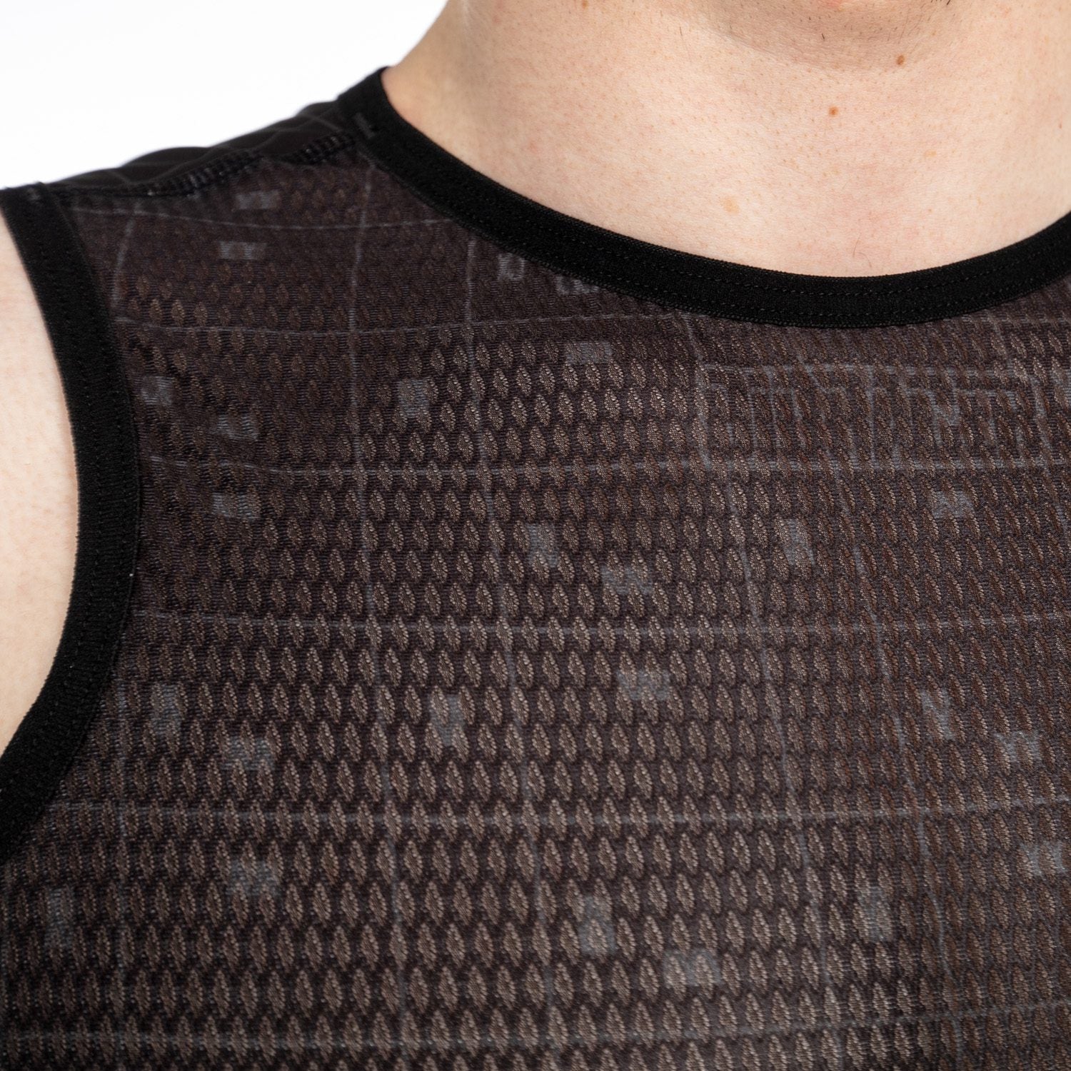 Jersey Ciclismo M/S Bioracer Interior Bit Map Hombre Black