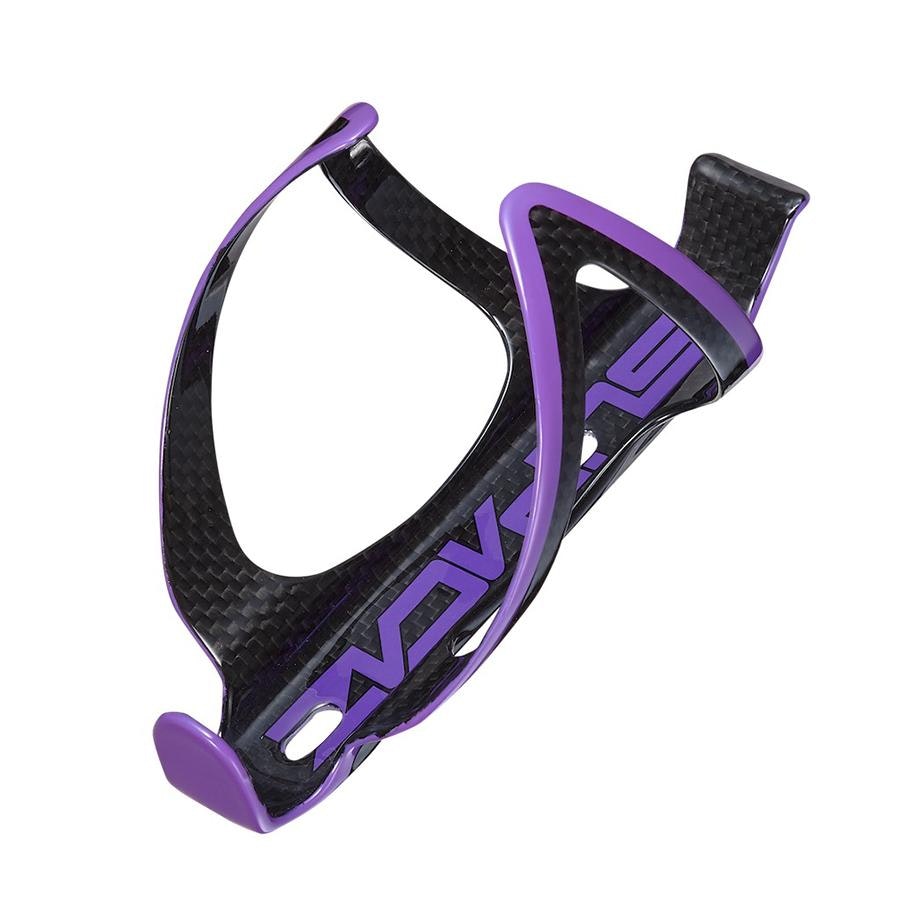 Soporte de Caramañola Supacaz Carbono Neon Morado