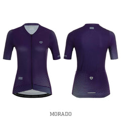 Jersey Ciclismo M/C Mujer GW Deer Morado