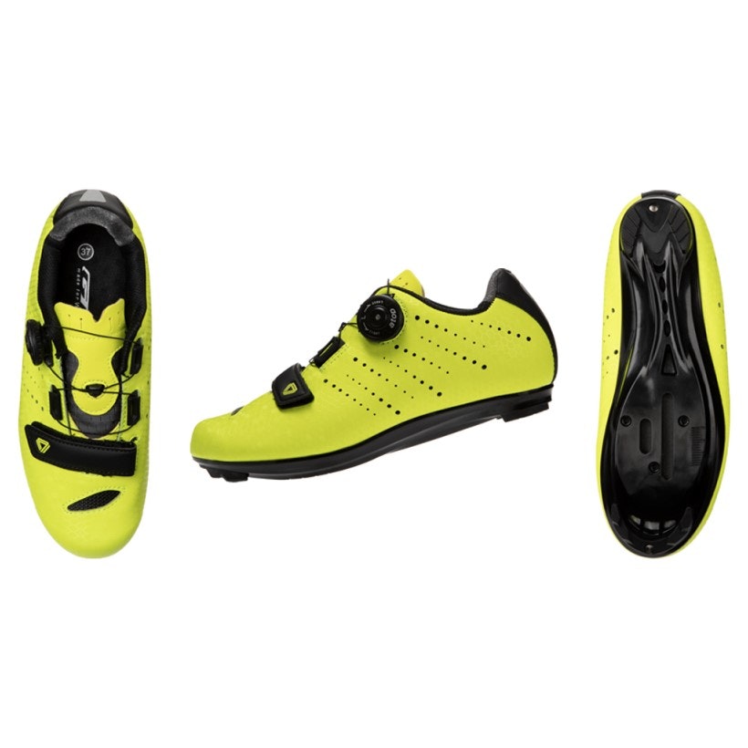 Zapatilla Ciclismo Ruta GW Snake Amarillo