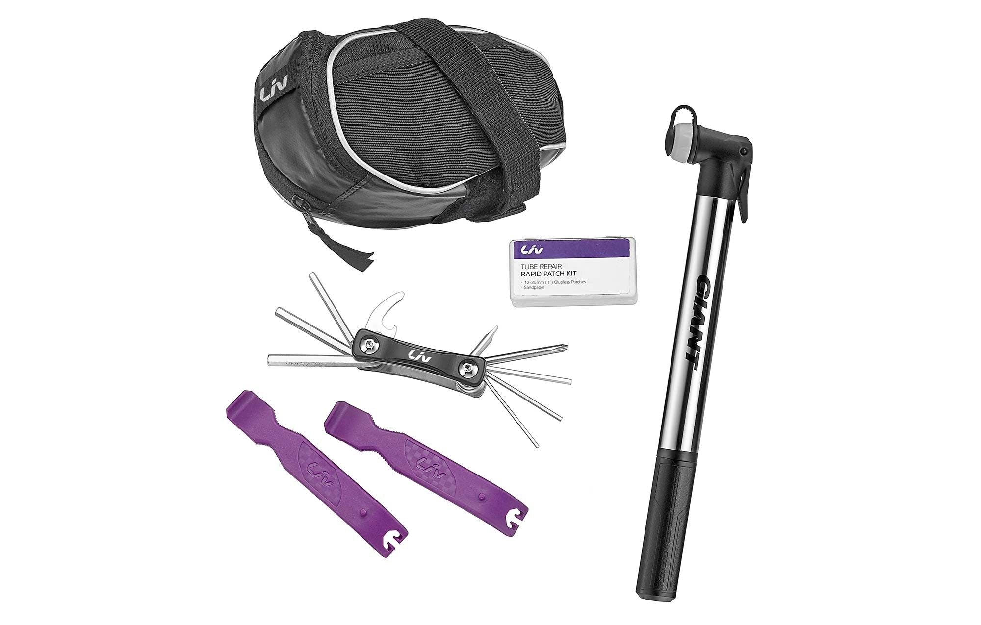 Kit Ciclismo Combo Liv Quick Fix Kit Ruta CO2 16 Grms