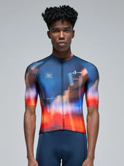 Jersey Ciclismo M/C Hombre Givelo Caos Negra