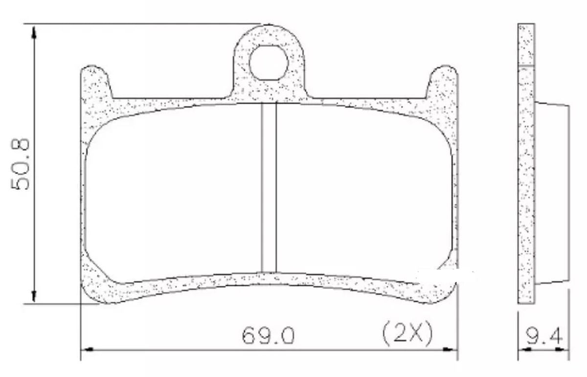 Pastillas Freno Fras-Le Yamaha TDM 900 MT 04-09 Delantera