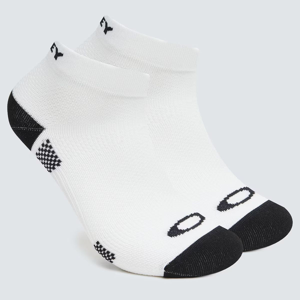 Medias Deportivas Oakley Ellipse Acanalados Blancas