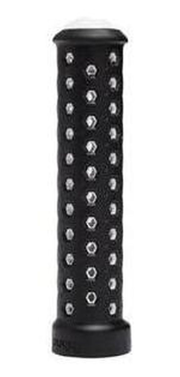 Manilares Bicicleta Fabric Grips Slim Lock-on Negro Blanco