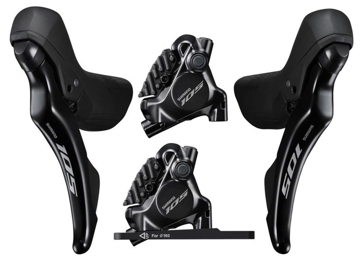 Manilares Shimano Ruta DH ST-R7120/BR-R7170 105 12v