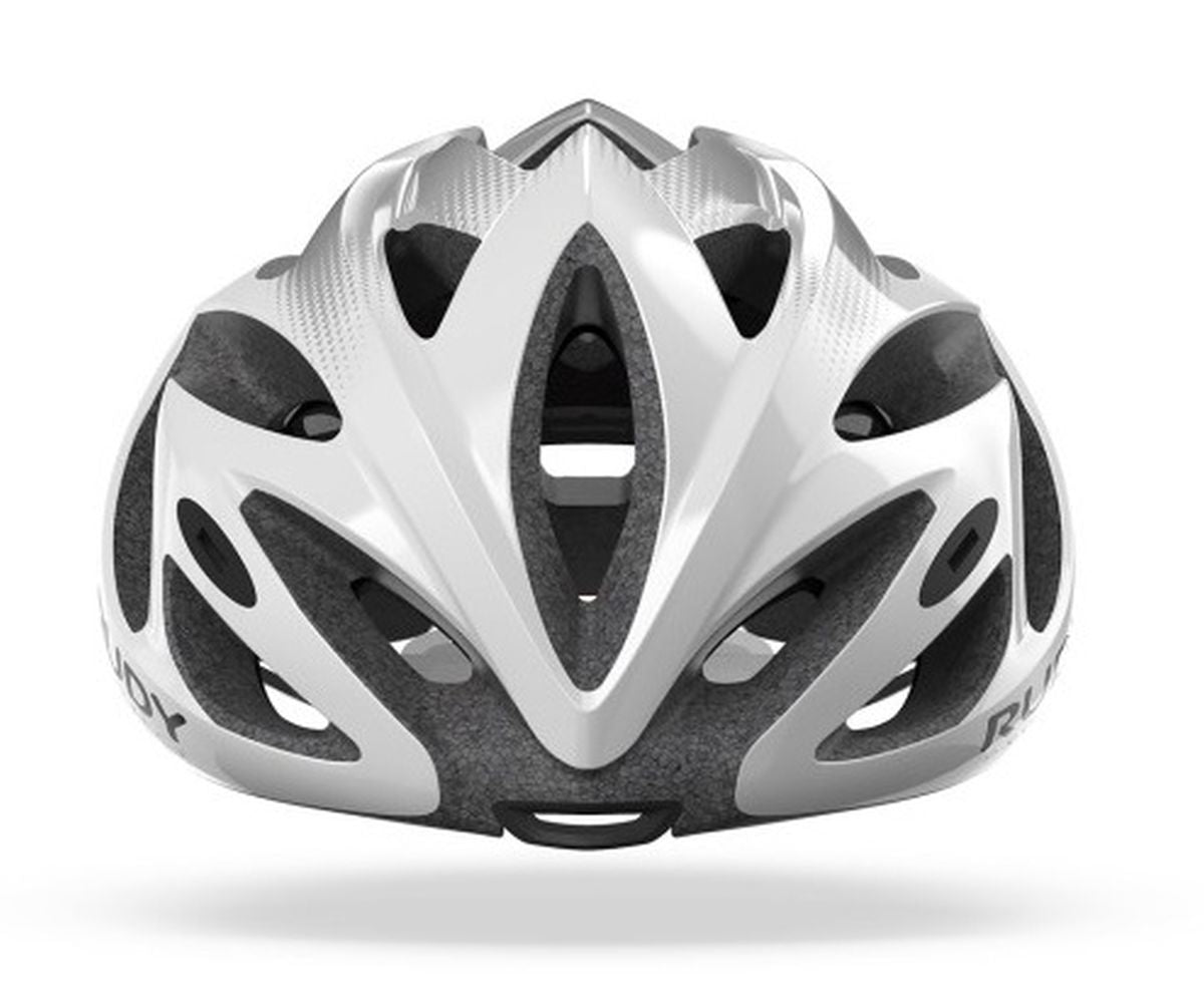 Casco de Ciclismo Rudy Project Rush White-Silver Shiny