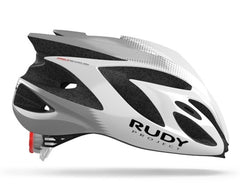 Casco de Ciclismo Rudy Project Rush White-Silver Shiny