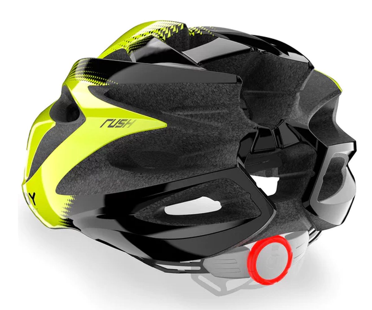 Casco de Ciclismo Rudy Project Rush Yellow Fluo-Black Shiny