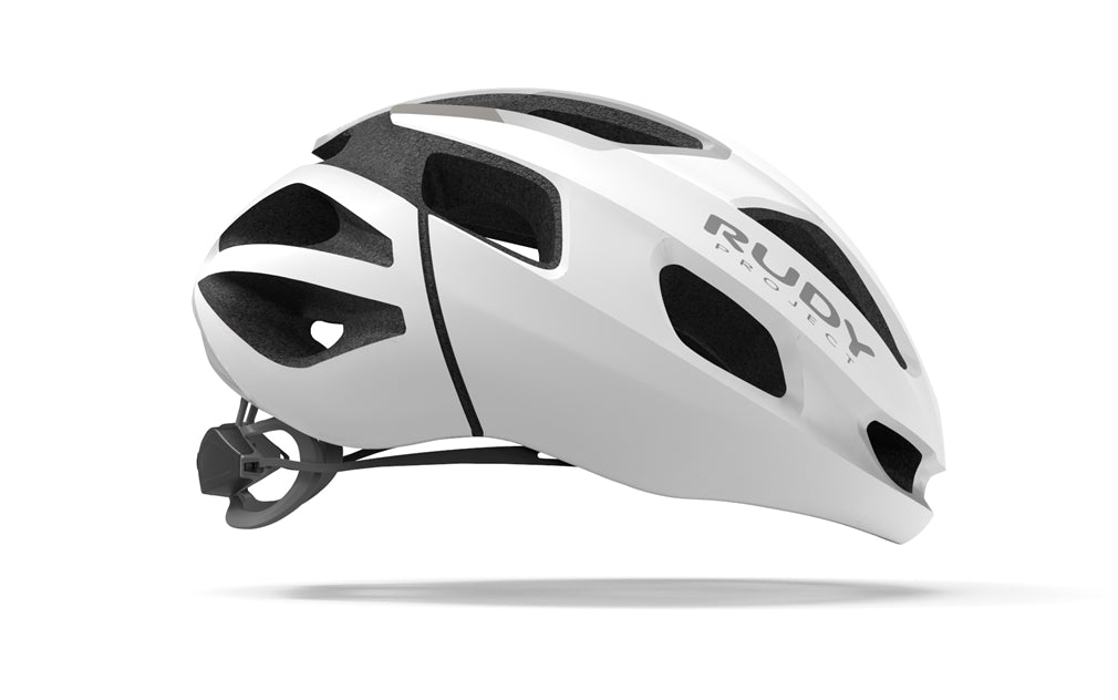 Casco Ciclismo Rudy Project Strym Blanco Stealth Matte