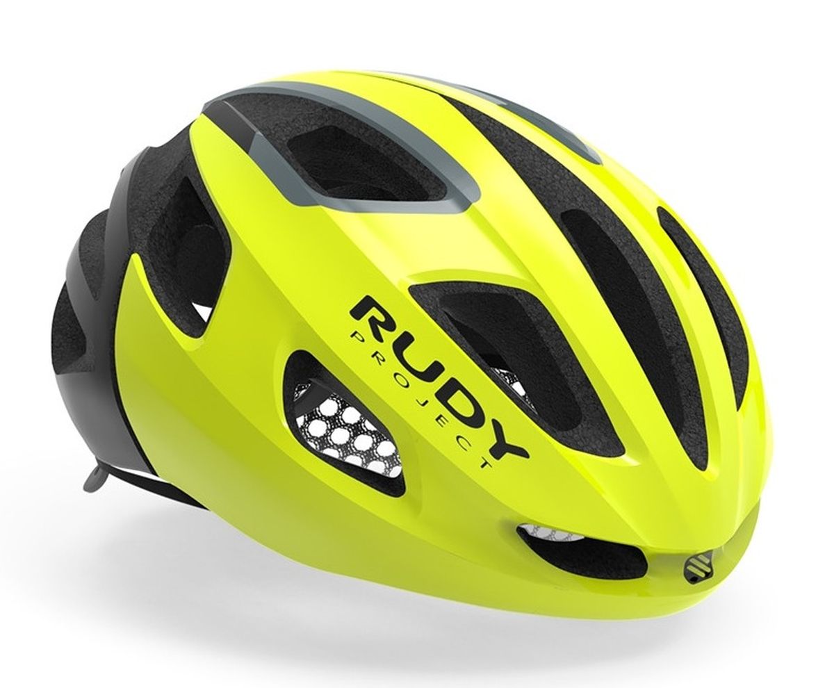 Casco de Ciclismo Rudy Project Strym Yellow Fluo Shiny