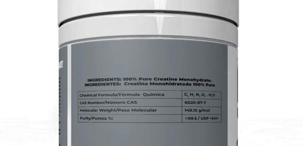 IB Creatina Monohidratada 100%Pura GradoUSP 400g/80 Porcion