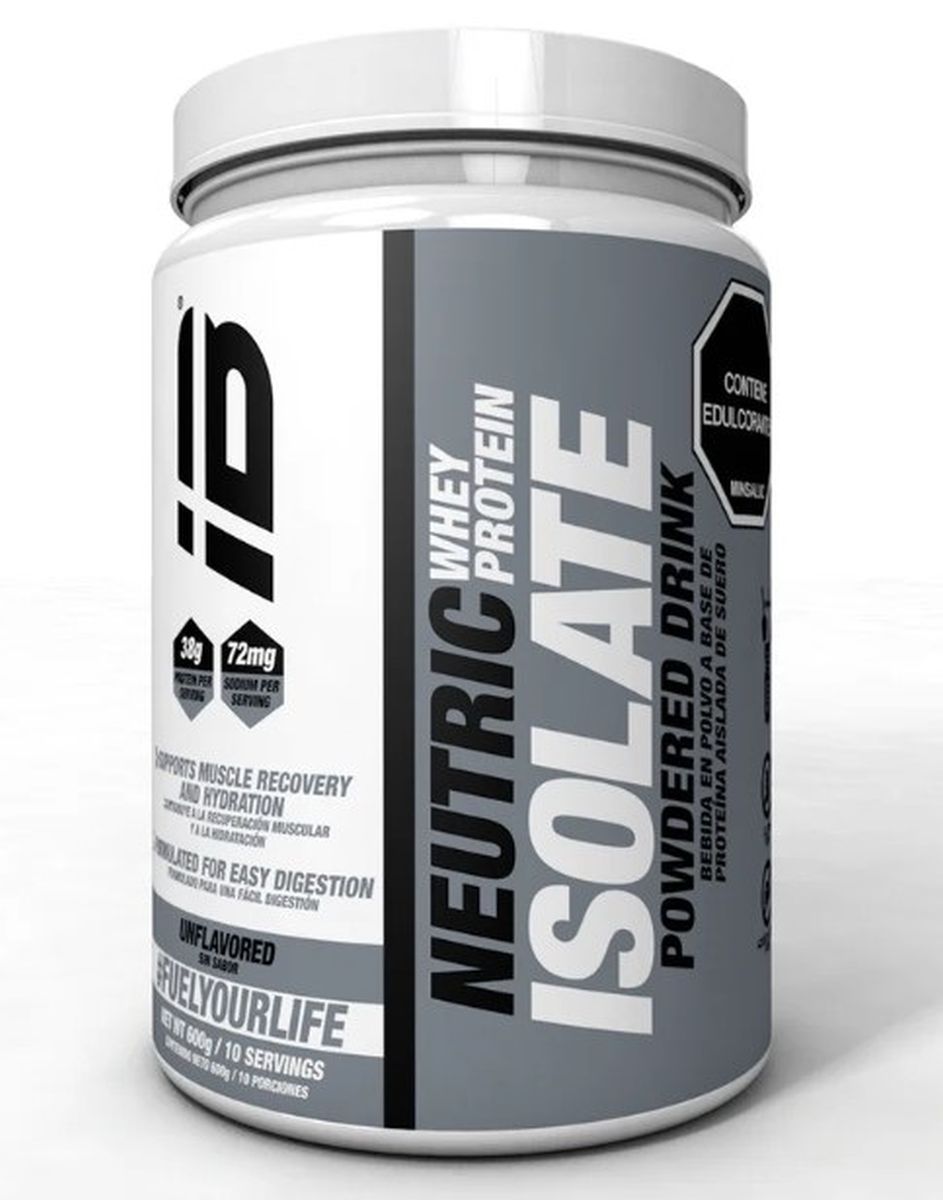 IB Neutric Whey Protein Proteína 600g/10 Porciones sin Sabor