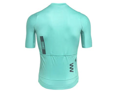 Jersey De Ciclismo M/C Hombre Suarez Solid Cream Turquoise