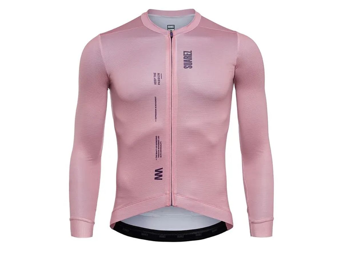 Jersey de Ciclismo M/L Hombre Lock Old Rose