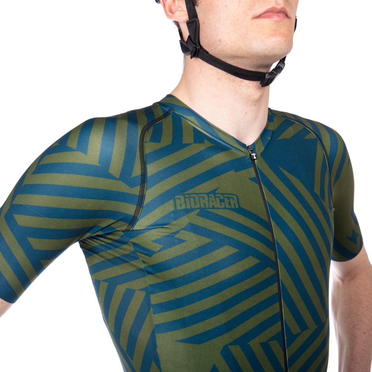 Jersey de Ciclismo Bioracer Spitfire Hombre DD Petrol Oliva