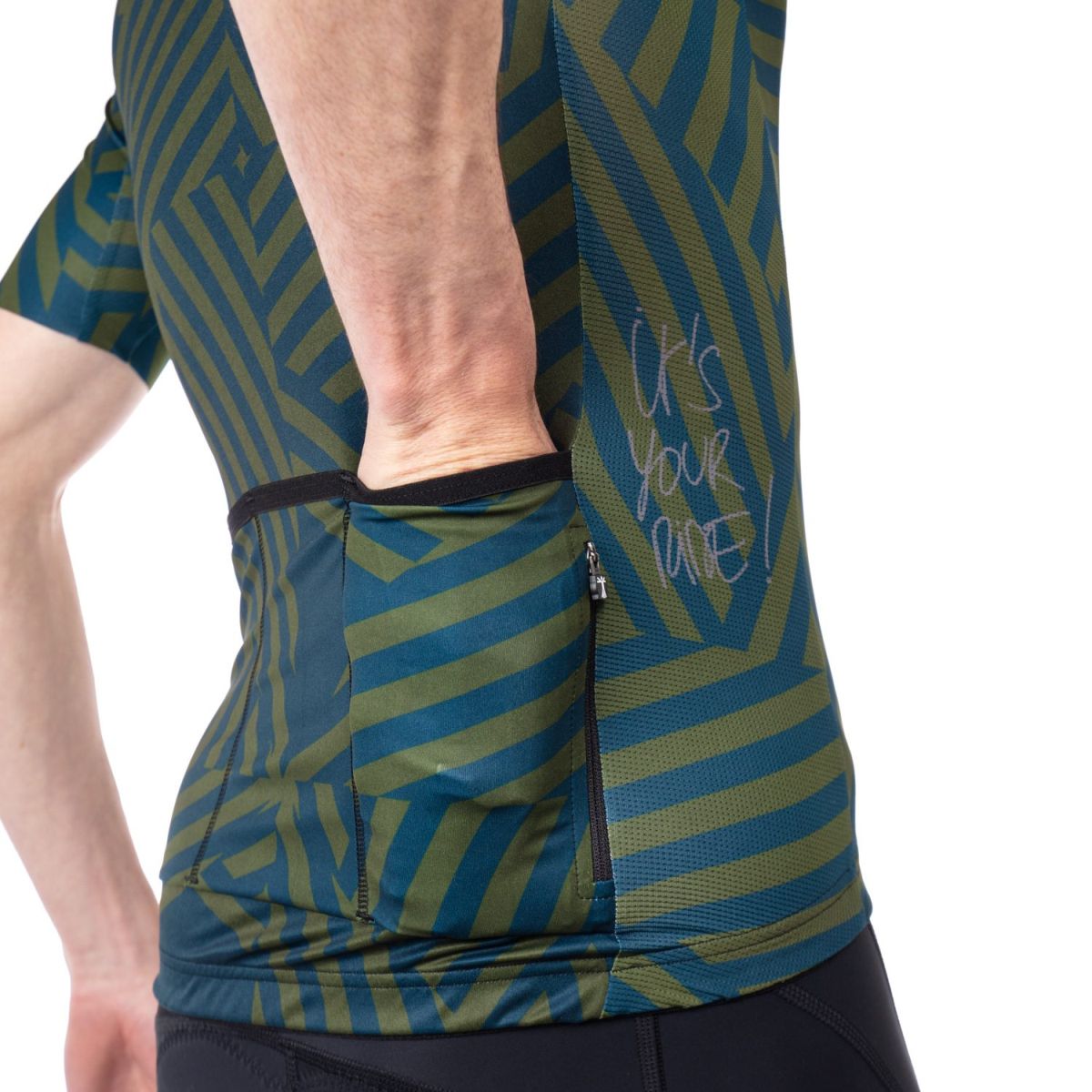 Jersey de Ciclismo Bioracer Spitfire Hombre DD Petrol Oliva