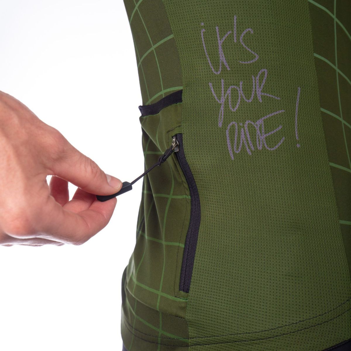 Jersey de Ciclismo Bioracer Spitfire Hombre Moon Ride Olive