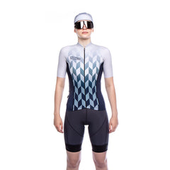 Jersey de Ciclismo Bioracer Vesper SS Mujer Harlequeen Navy